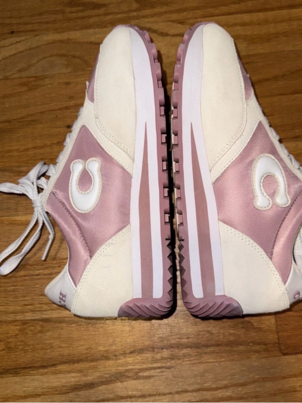 Coach Women's Runners Pink & Cream Runner Sneakers - Picture 4 of 7